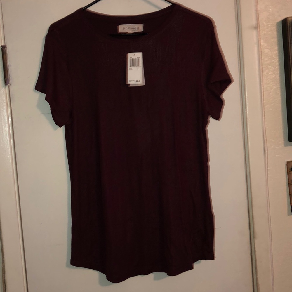 Super soft ribbed tee